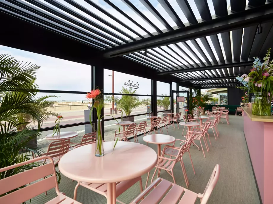 Terrasoverkapping horeca - Cicciolina - Knokke